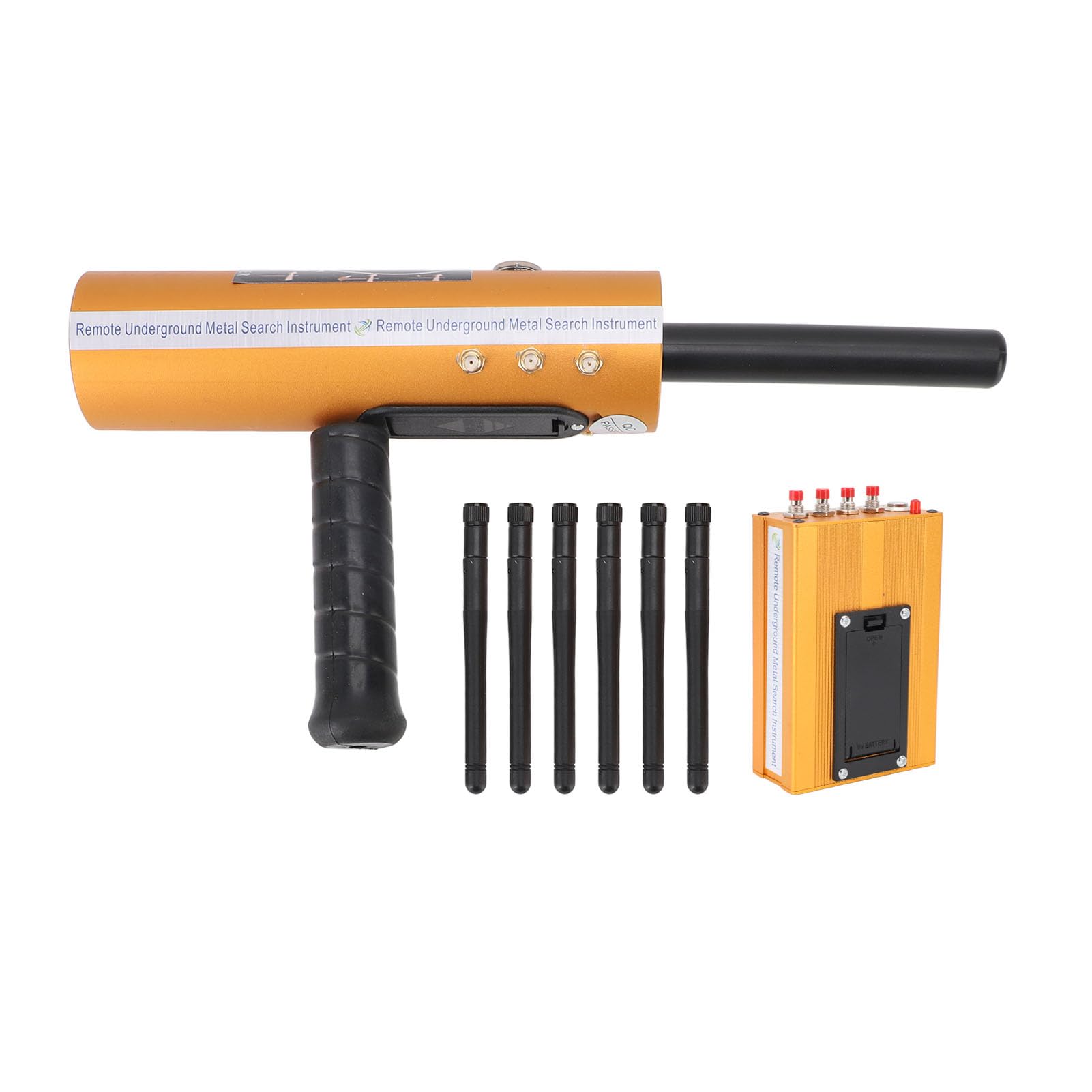SIXRUN Detector de Metales Profesional, Buscador de Oro Plata Cobre y Piedras Preciosas con Alcance de 1200m y Detección de 30m de Profundidad para Exploración de Tesoros Subterráneos