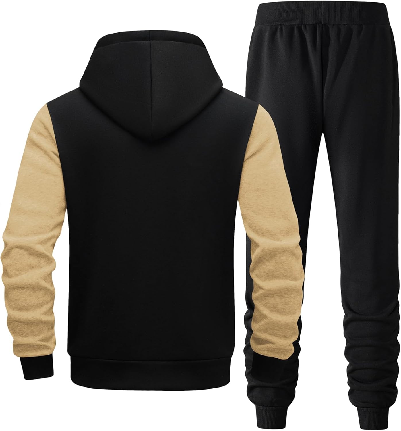 Men’s Hoodie Tracksuit Set 2 Pieces Casual Athletic Warm Sweatsuits Zip up Outfits - Image 4