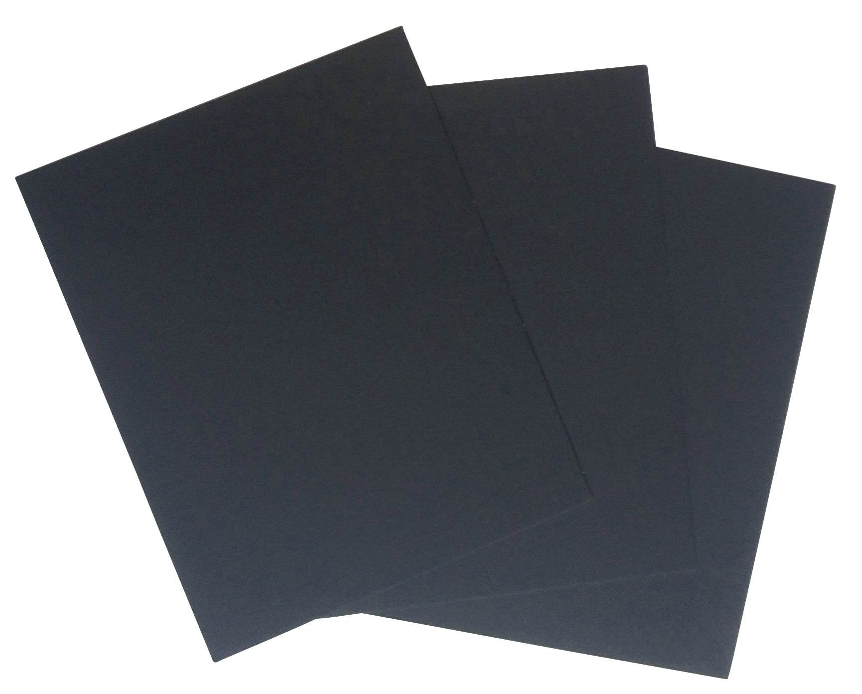 Crescent Creative Products Crescent Matboard, Smooth Black, Cream Core, Bulk Pack, 40 Count, 9" x 12" Size, 9" by 12"