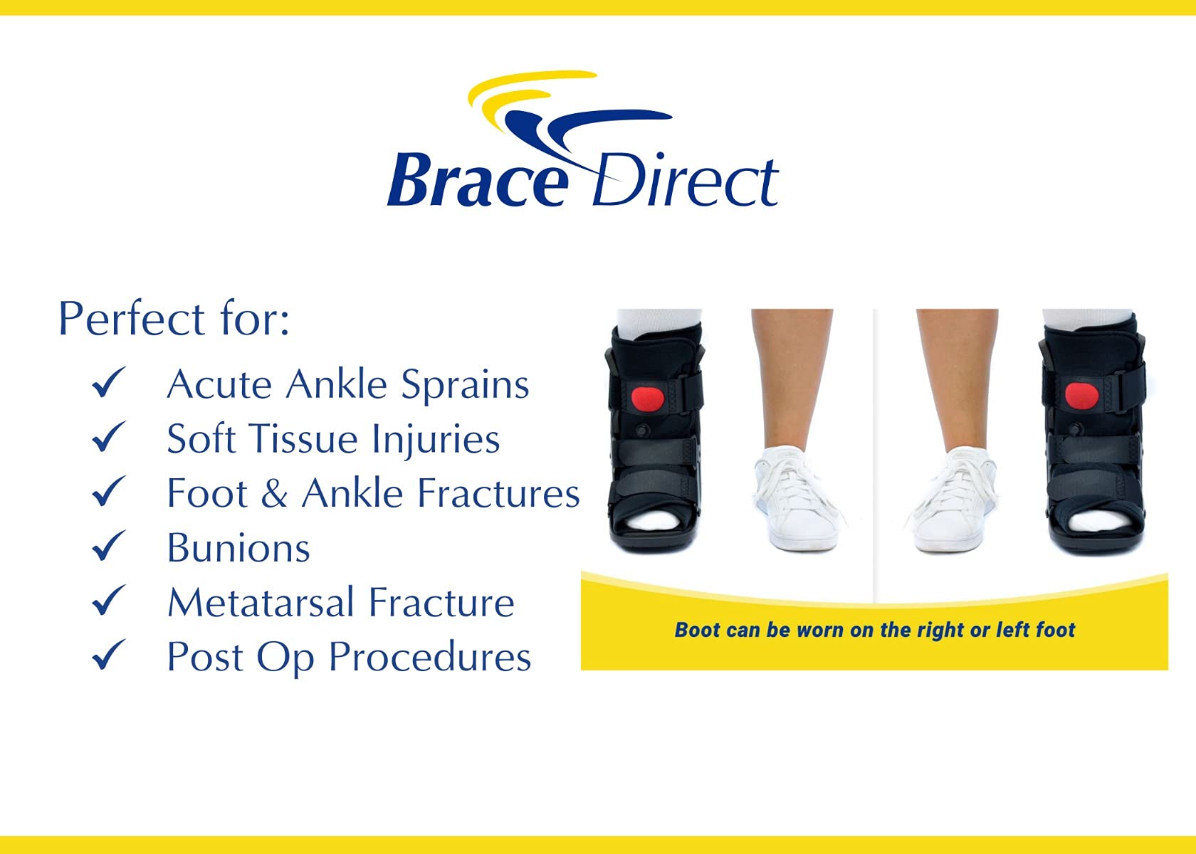 Air CAM Walker Fracture Orthopedic Boot Short Complete Medical