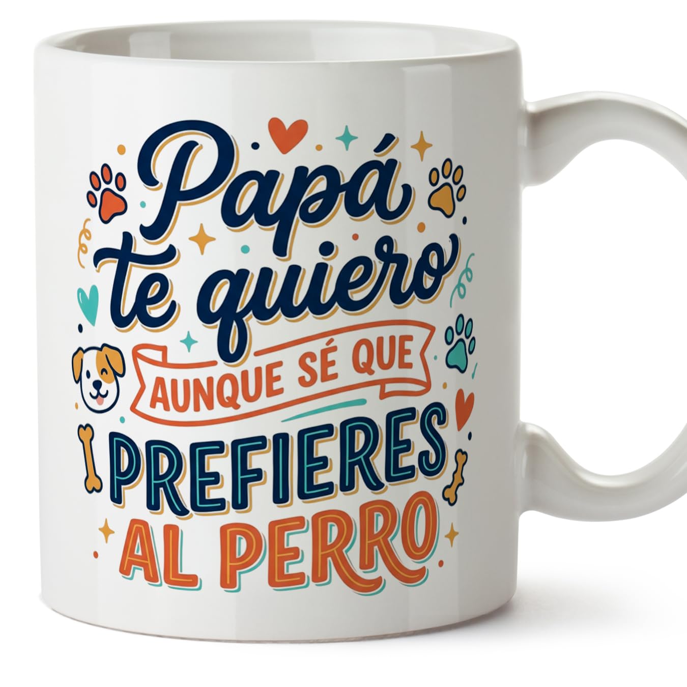 MUGFFINS Taza mamá con frase Para el mundo eres una madre pero para la familia eres el mundo en Español | regalo madre | 330 Ml 11 oz | Idea original para regalar | progenitores v1 — view 32