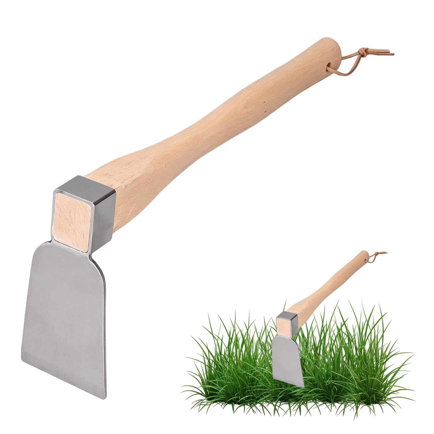 Amazon.com: Tissting 38.5cm/15.2in Mini Grub Hoe Forged Hoe