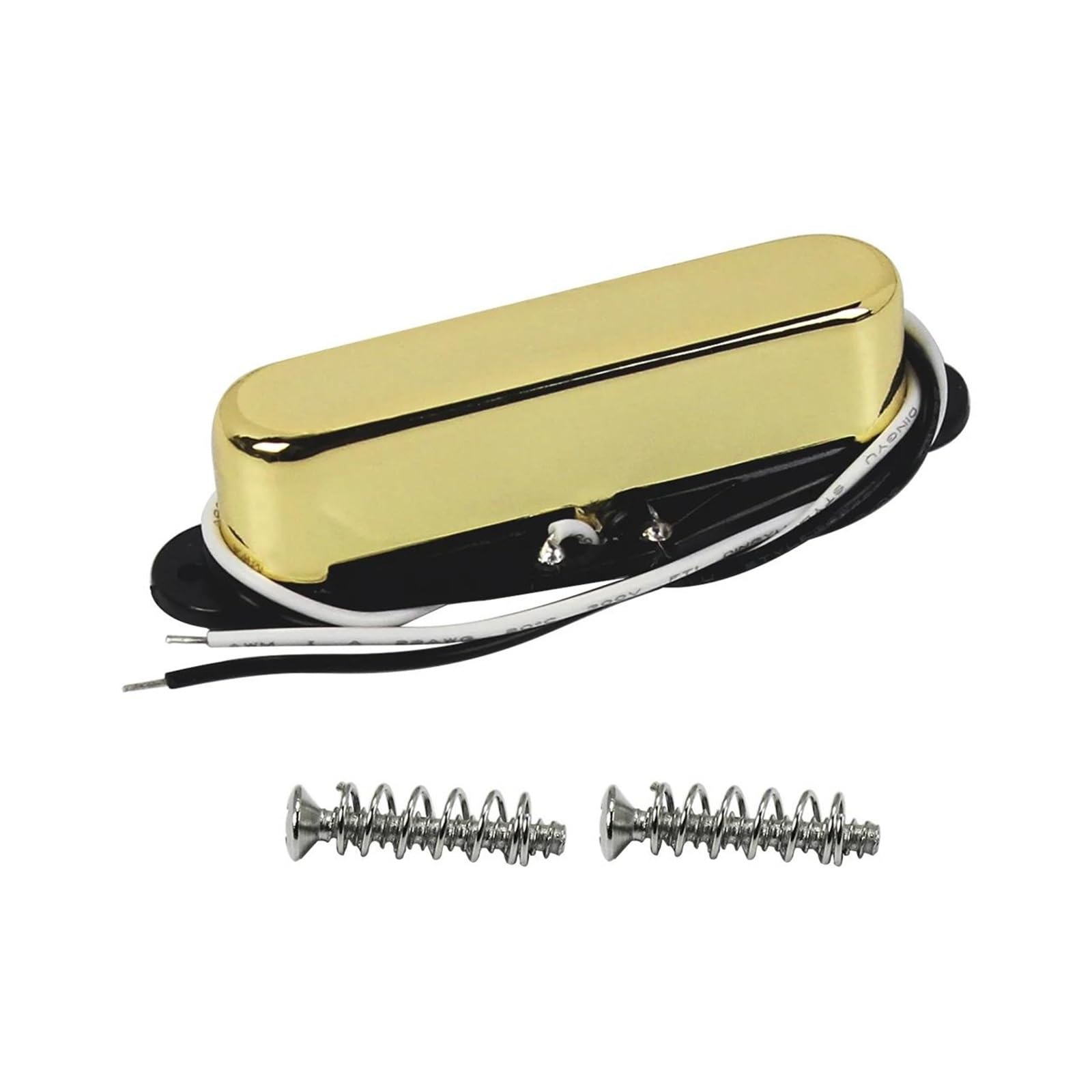 Ein Alnico 5 Single Coil Tonabnehmer Für Die Halsposition Einer E Gitarre Erhältlich In Chrom/Gold Oder Schwarz(Golden)