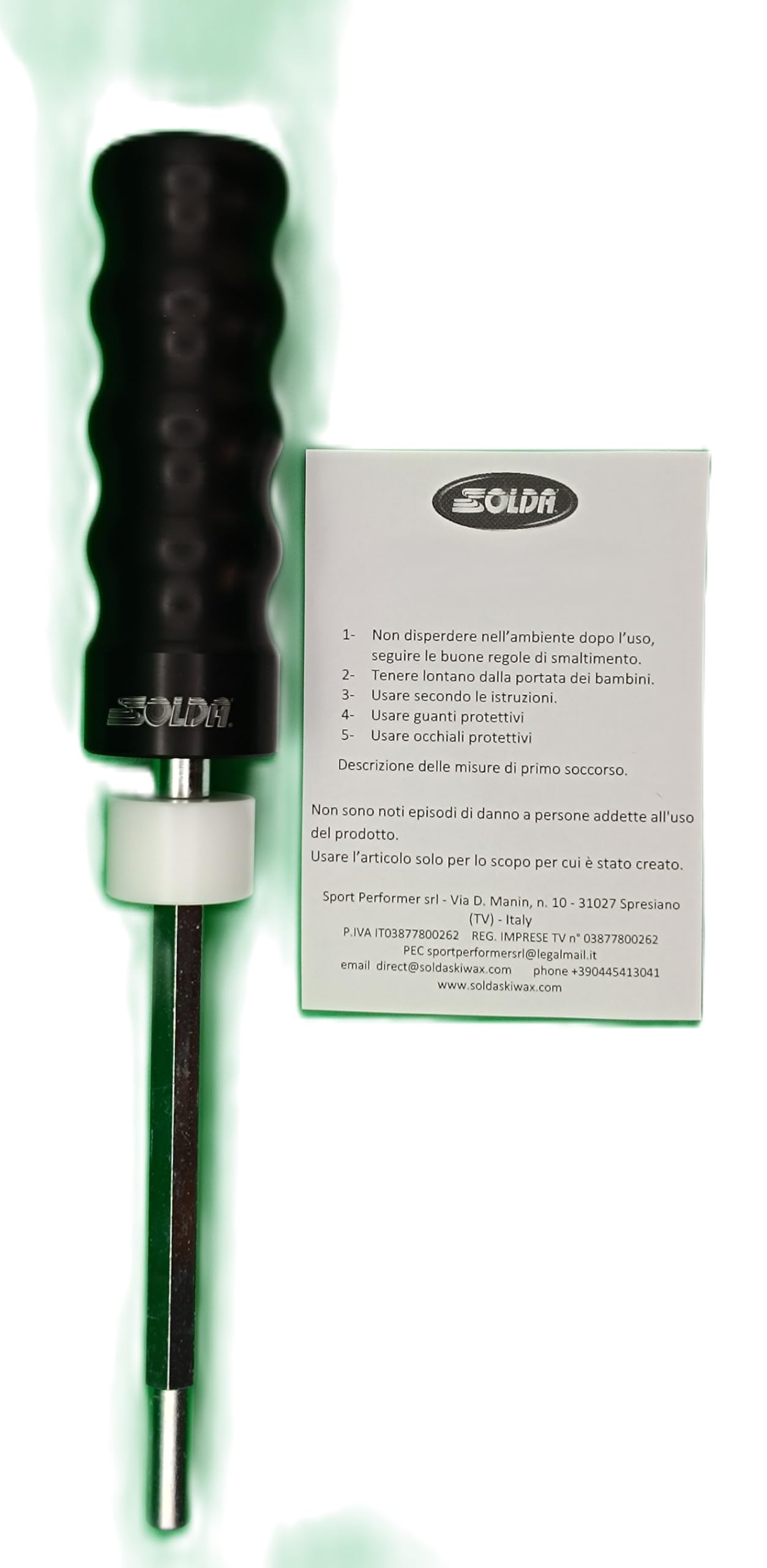 SOLDA' Impugnatura per 1 spazzola roto lunga 100 o 120 mm