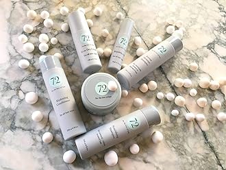 72 Hair Vegan Intense Moisture Duo, Sulphate Free Shampoo and Conditioner Set, Anti Frizz Treatment, 500ml