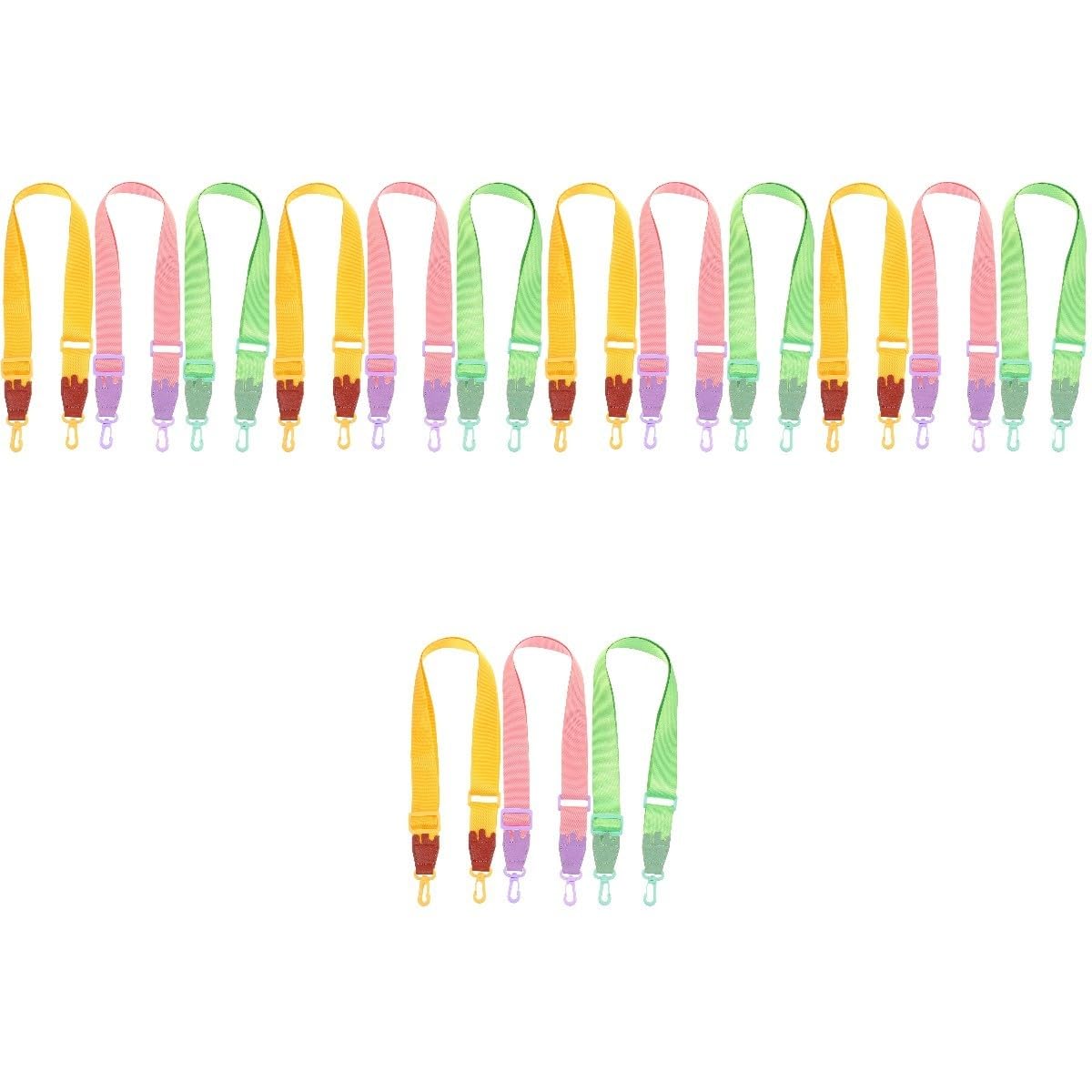 Uonlytech 15pièces Sangles Réglables pour Bouteilles Eau Support Pratique pour Garçon Fille Transport Facile Randonnée pour Activités De Plein Air
