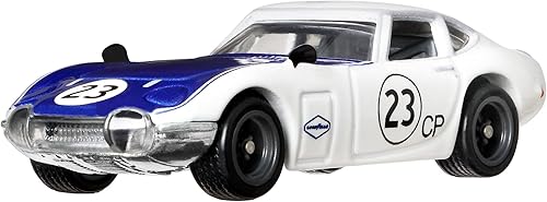 Hot Wheels Vehículos de leyendas del circuito cultural del automóvil para niños de 3 años en adelante, colección premium de vehículos a escala 1:64