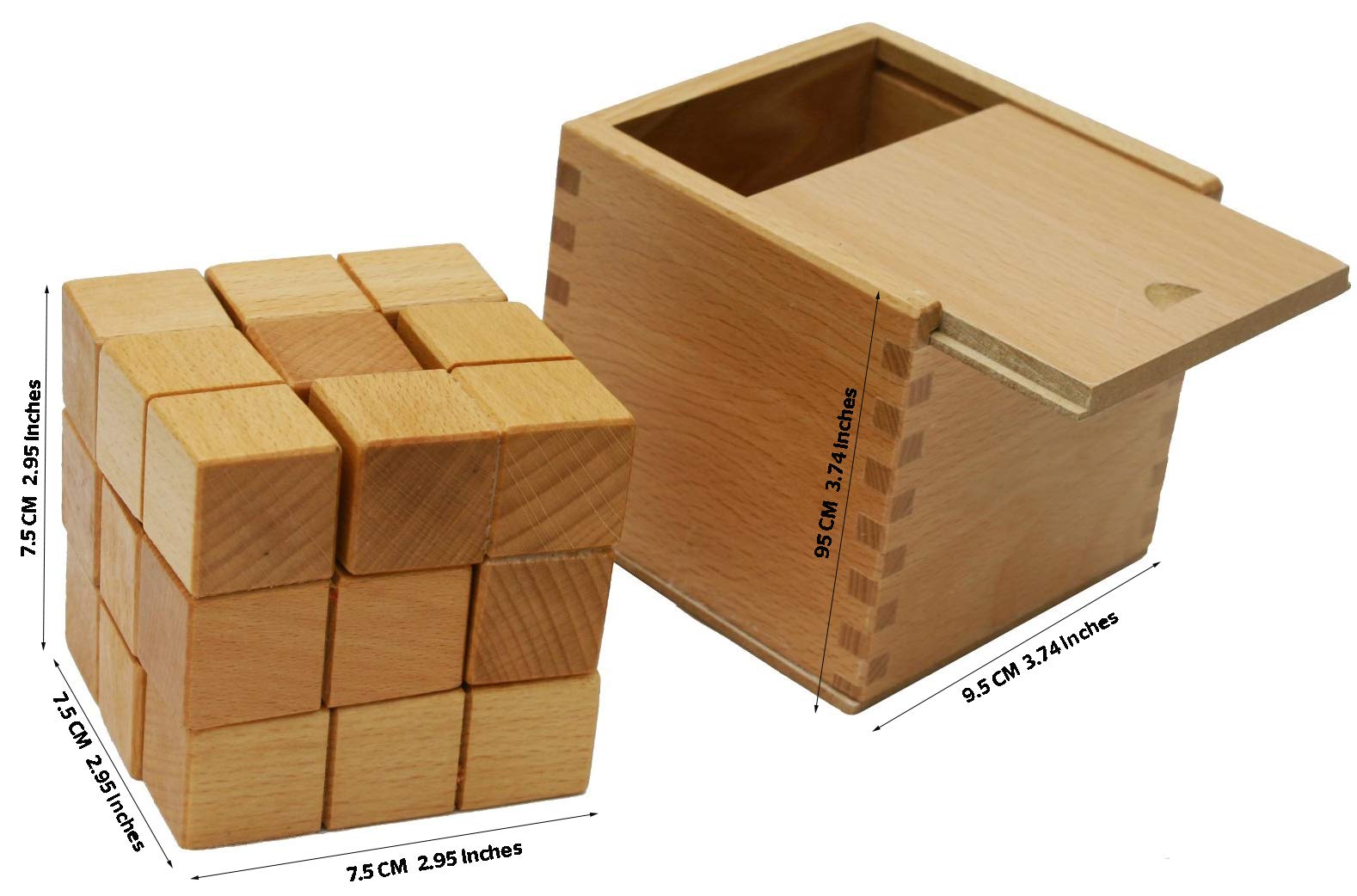 iq puzzle wooden