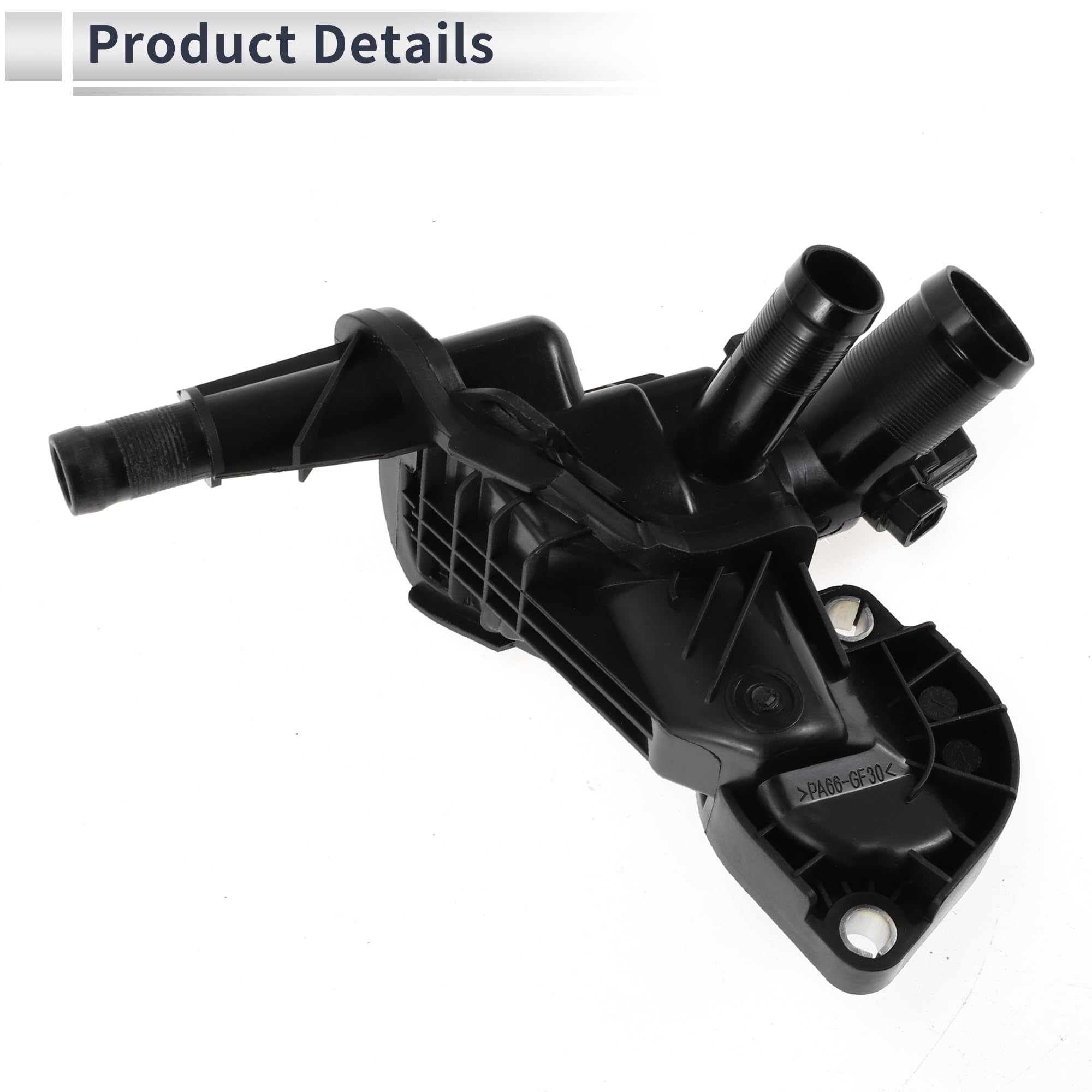 A ABSOPRO Boîtier Thermostat Refroid. Pour Renault Clio IV 0.9 Tce 18-21