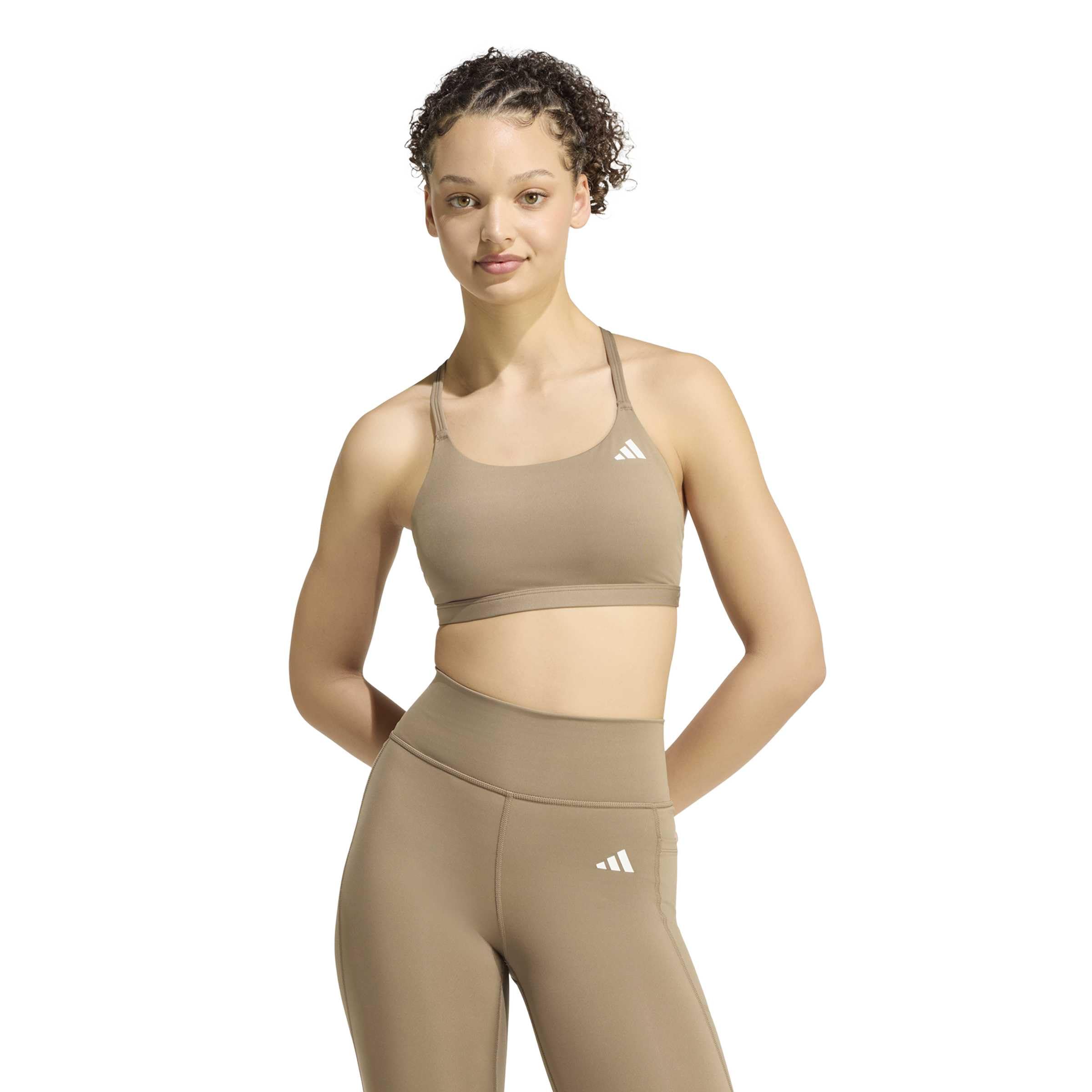 Adidas Optime Essentials Workout Light Support Reggiseno Sportivo Donna (Pacco da 1)