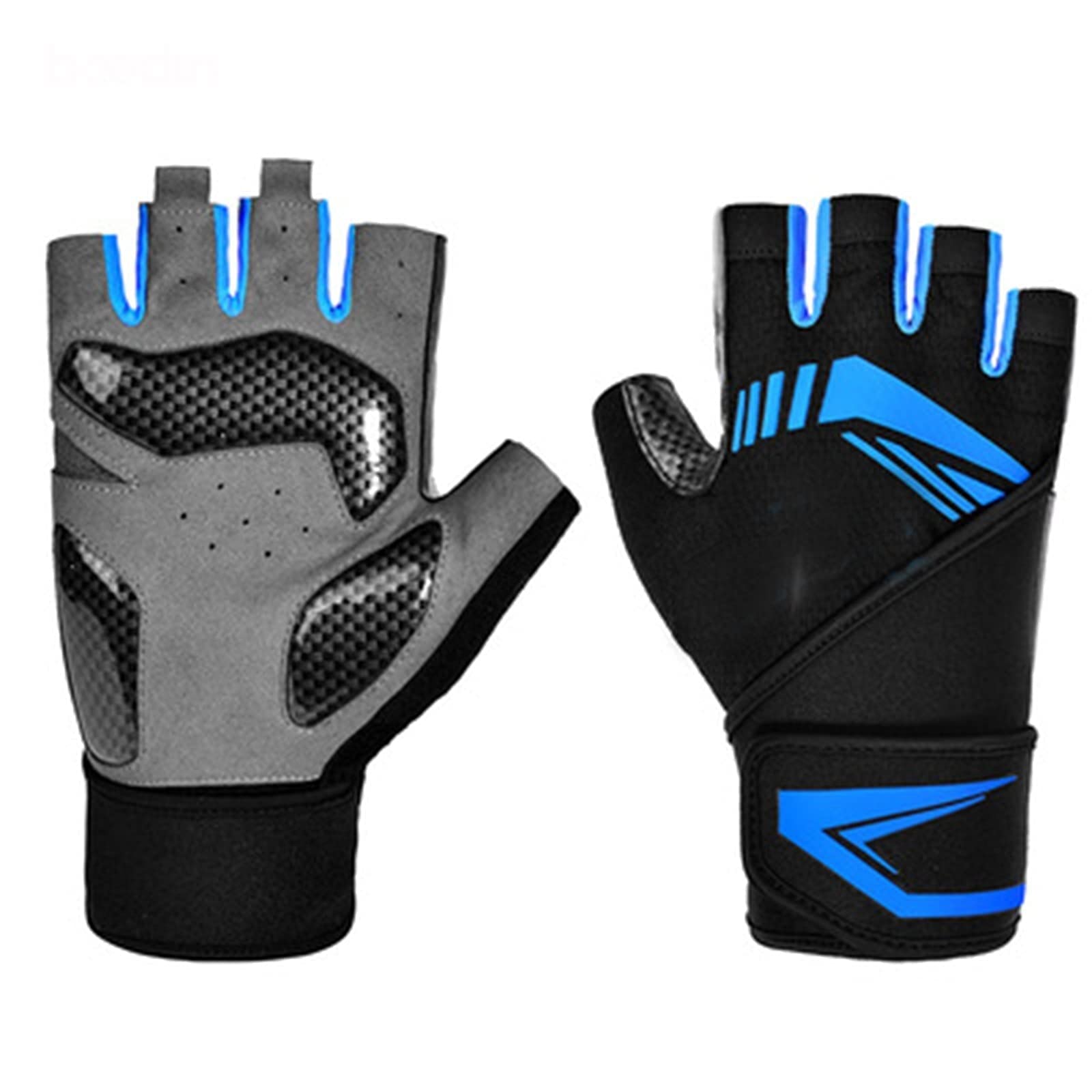 Guanti da guida senza dita, guanti sportivi, guanti mezze dita, guanti for sollevamento pesi, allenamento in palestra, guanti fitness for uomini e donne, protezione mezze dita, guanti traspiranti da p