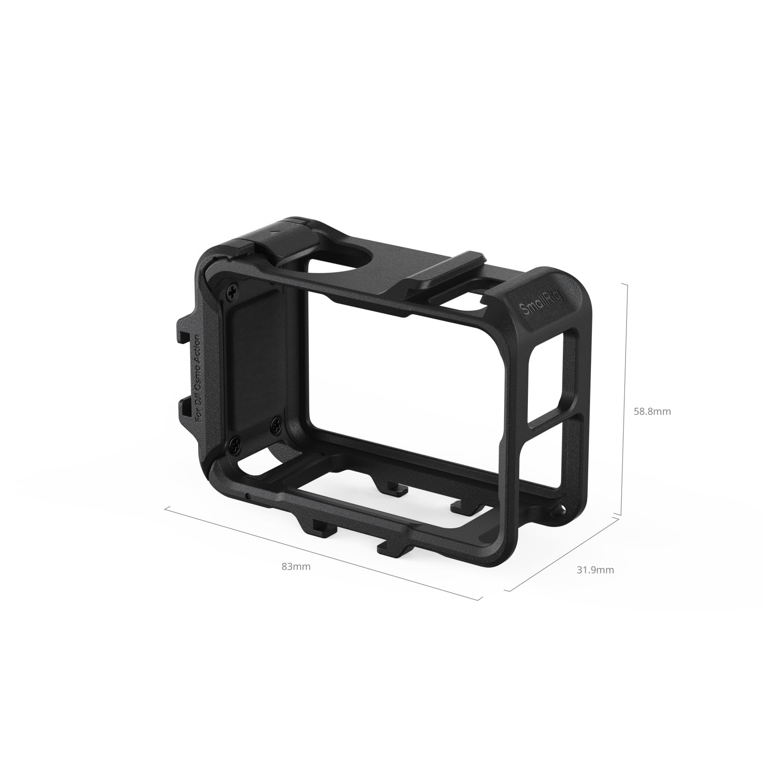 SMALLRIG Action 5 Pro Action 4 Action 3 Cage dla DJI, klatka z wieloma interfejsami rozszerzeń, rama ochronna dla DJI Osmo Action 3 Action 4 Action 5 Pro - 5135