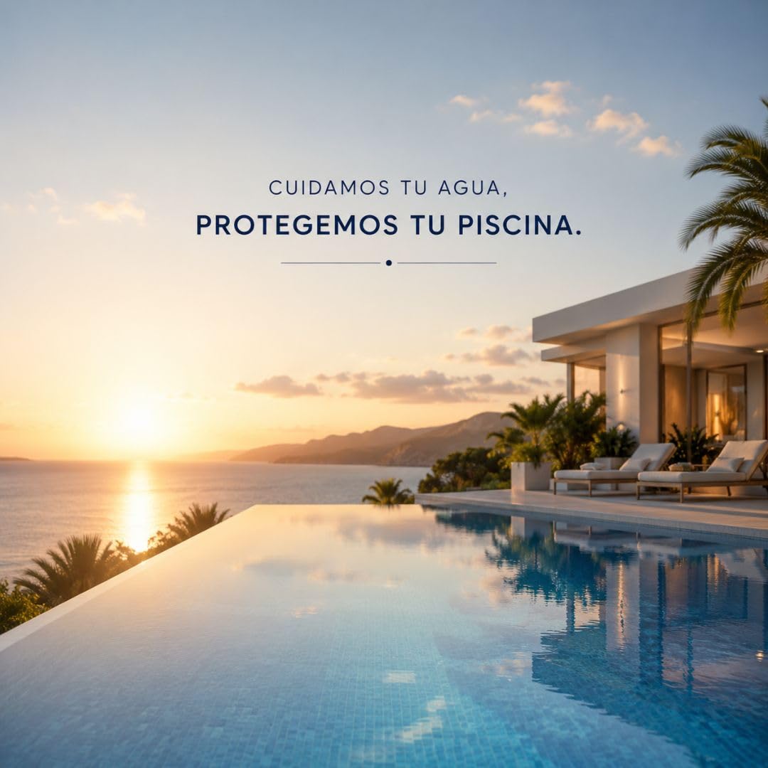 Anticalcáreo y antiincrustante Piscinas Agua Dura | Previene la Cal y Protege Circuitos de Filtración | Acción Dispersante para Piscinas Climatizadas y Exteriores