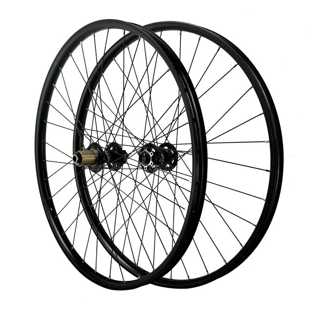 Amazon | 26 27.5 29インチMTBホイールセット、ダブルウォールアルミ