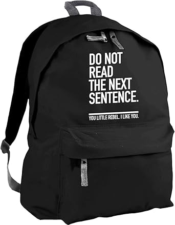 backpack in a sentence