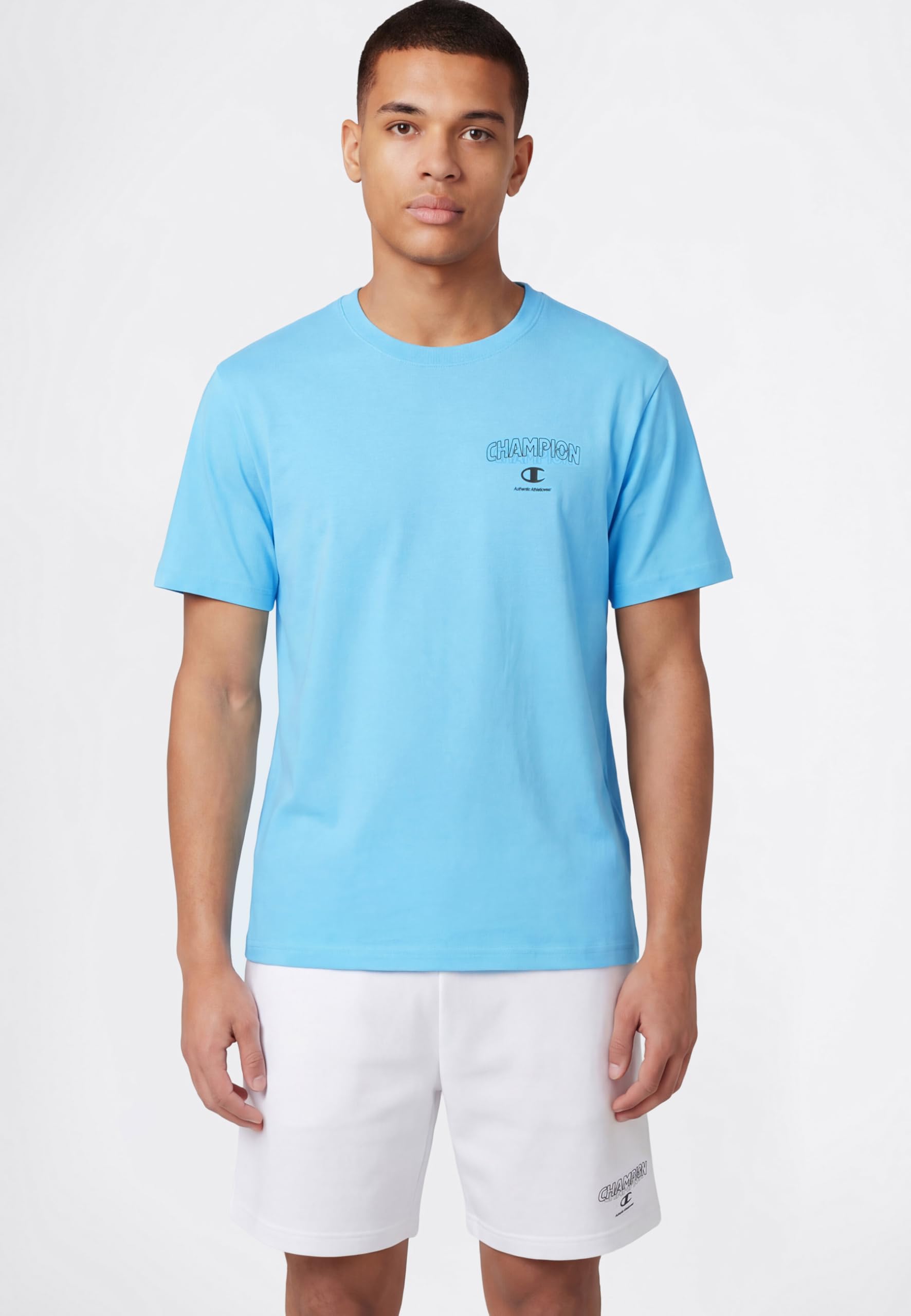 Champion Men-Graphic Crewneck T-Shirt Camisa para Hombre
