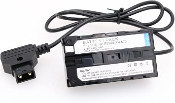 D-tap NP-F970 Dummy Battery Power for Atomos Shogun Ninja V Inferno Monitor