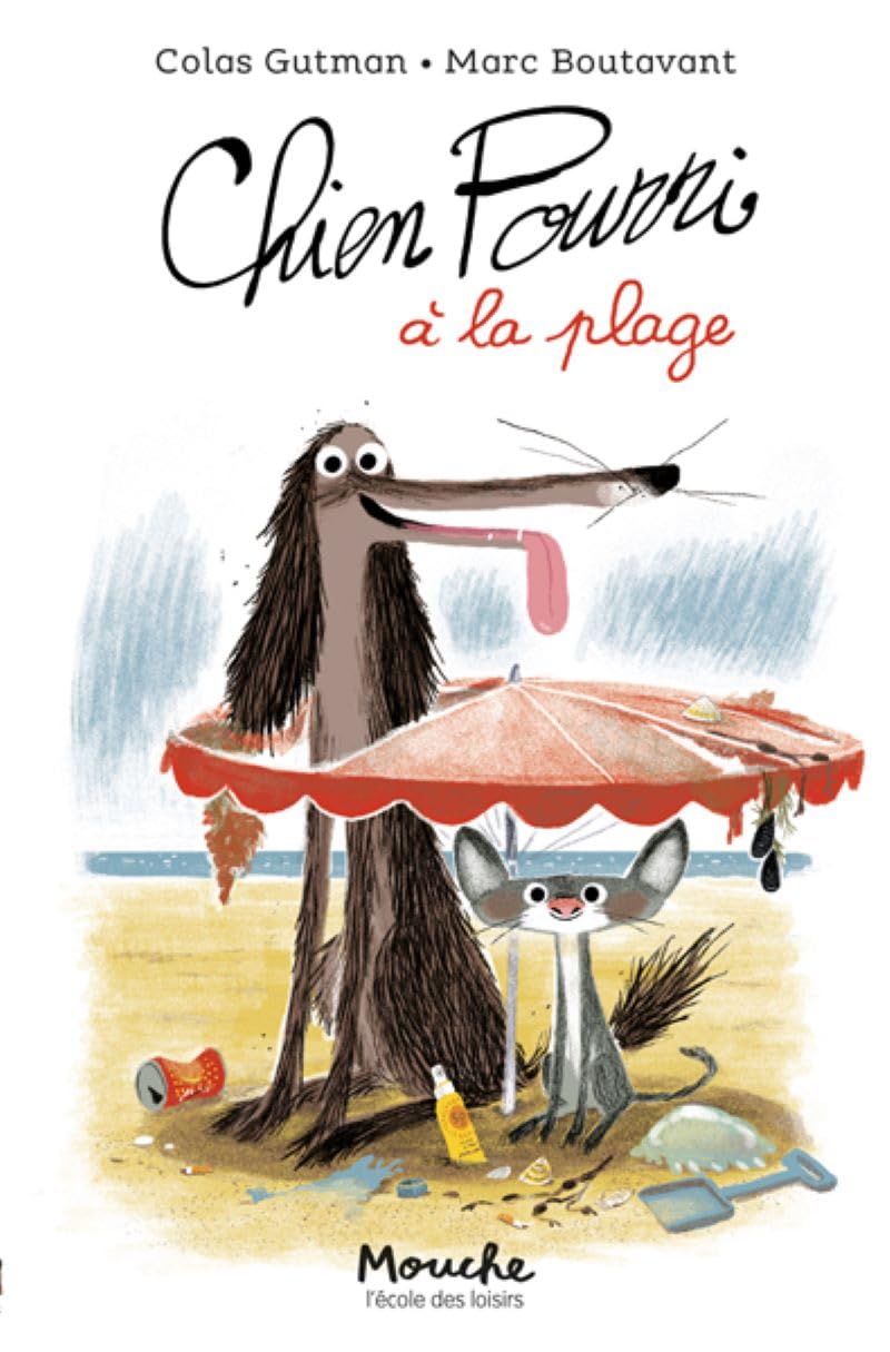 Chien Pourri a la plage
