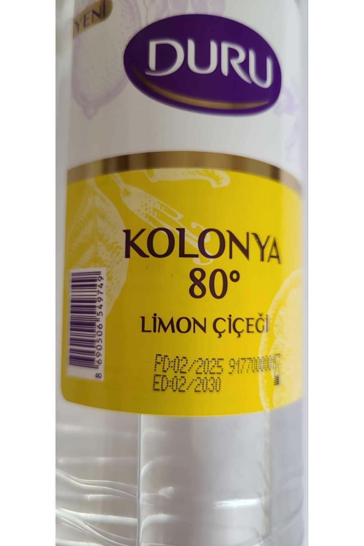 Duru Limon Kolonya Pet Şişe 2 Adet X 400 Ml Fırsat Paketi (Karton Ambalajsiz) Evissa 100 Gr. Sabun Hediye