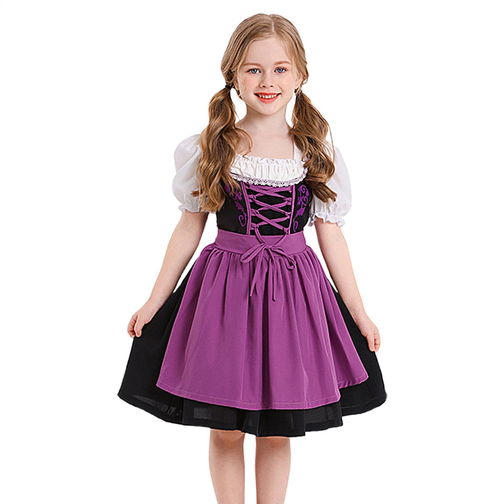 Kostium niemieckiej dziewczynki, sukienka Dirndl, sukienka na festiwal piwa, kostium na festiwal piwa, kostium Dirndl na karnawał, fantazyjne kostiumy dla dzieci 2-12
