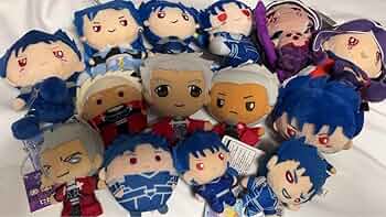【タグ付き美品】FGO アーチャー ランサー ぴたぬい Fate にとたん ぬいぐるみ キーホルダー アーチャー ランサー