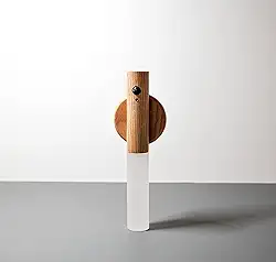 Arandela de parede portátil com LED inteligente alimentado por bateria, luz noturna com sensor de movimento, luzes magnéticas recarregáveis para sala de estar, quarto, quarto