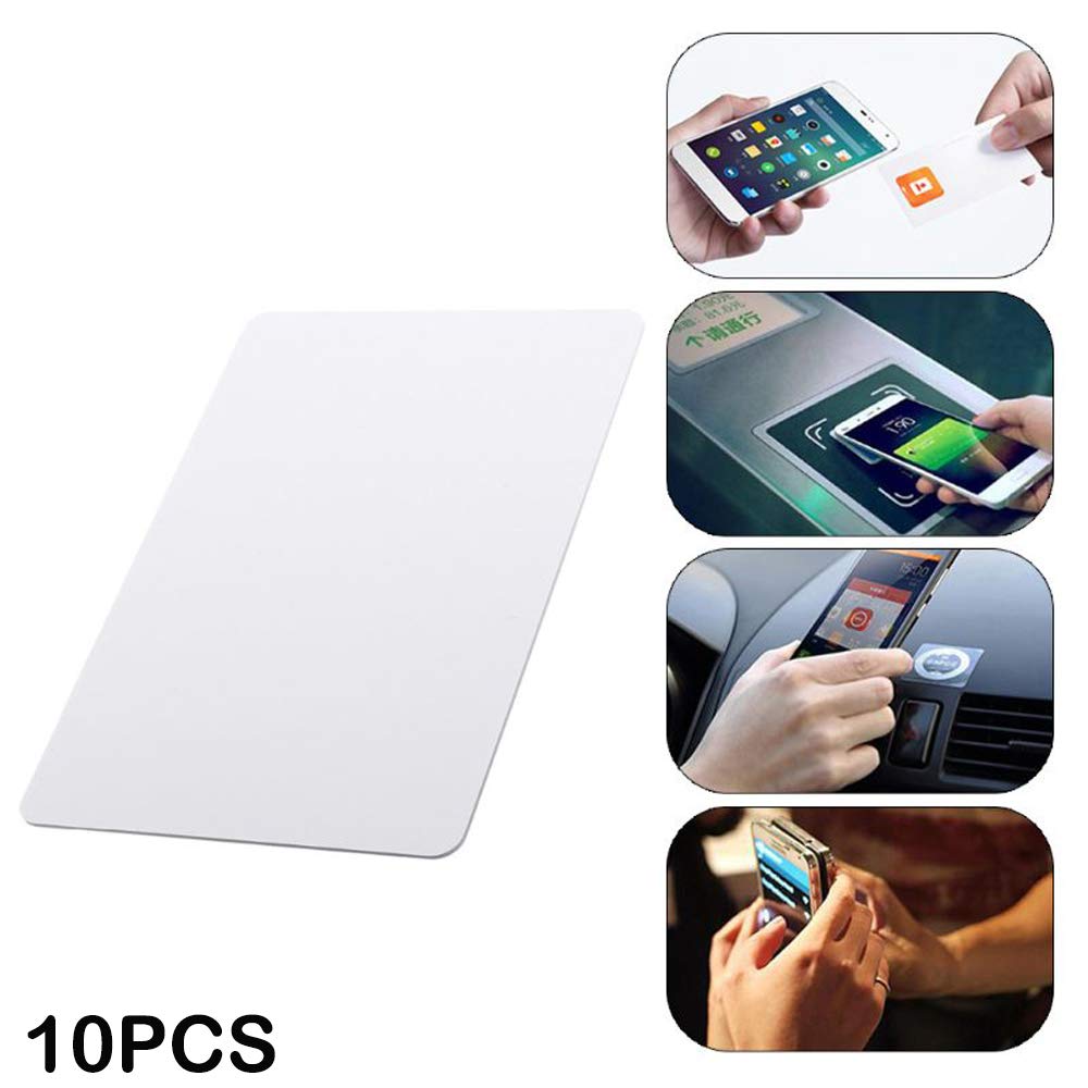 10PCS NTAG215 NFC Cards PVC Tags Compatible with TagMo and Amiibo for All NFC-Enabled Smartphones and Devices