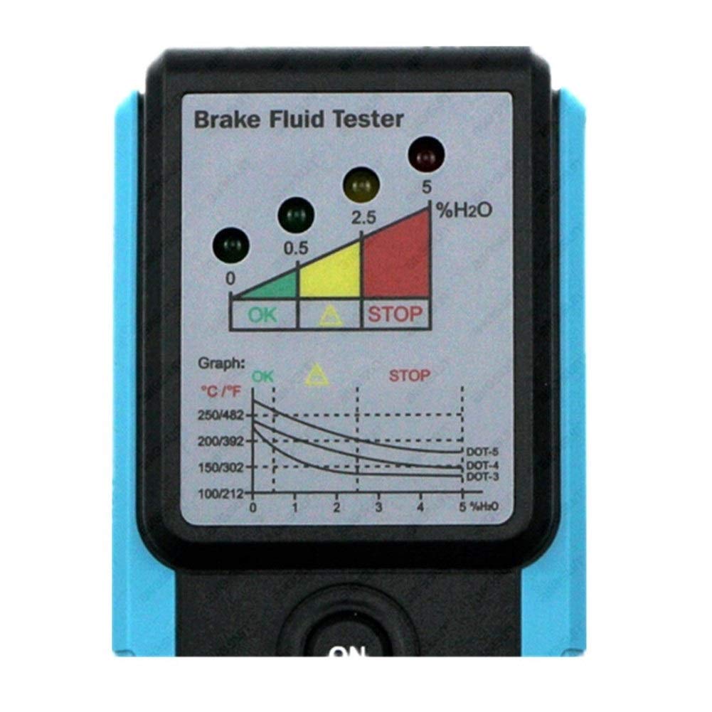 Auto Samochód Tester Tester Tester Hardheld Truck LED 180 Stope Pucker Budzer w brzęczu EM283 Dokładny pomiar