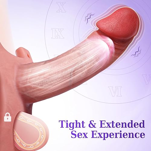 Miniatura 35 de Funda para el pene, juguetes sexuales masculinos realistas, manga gruesa y realista, reutilizable, extensor de pene de silicona, potenciador de Brown