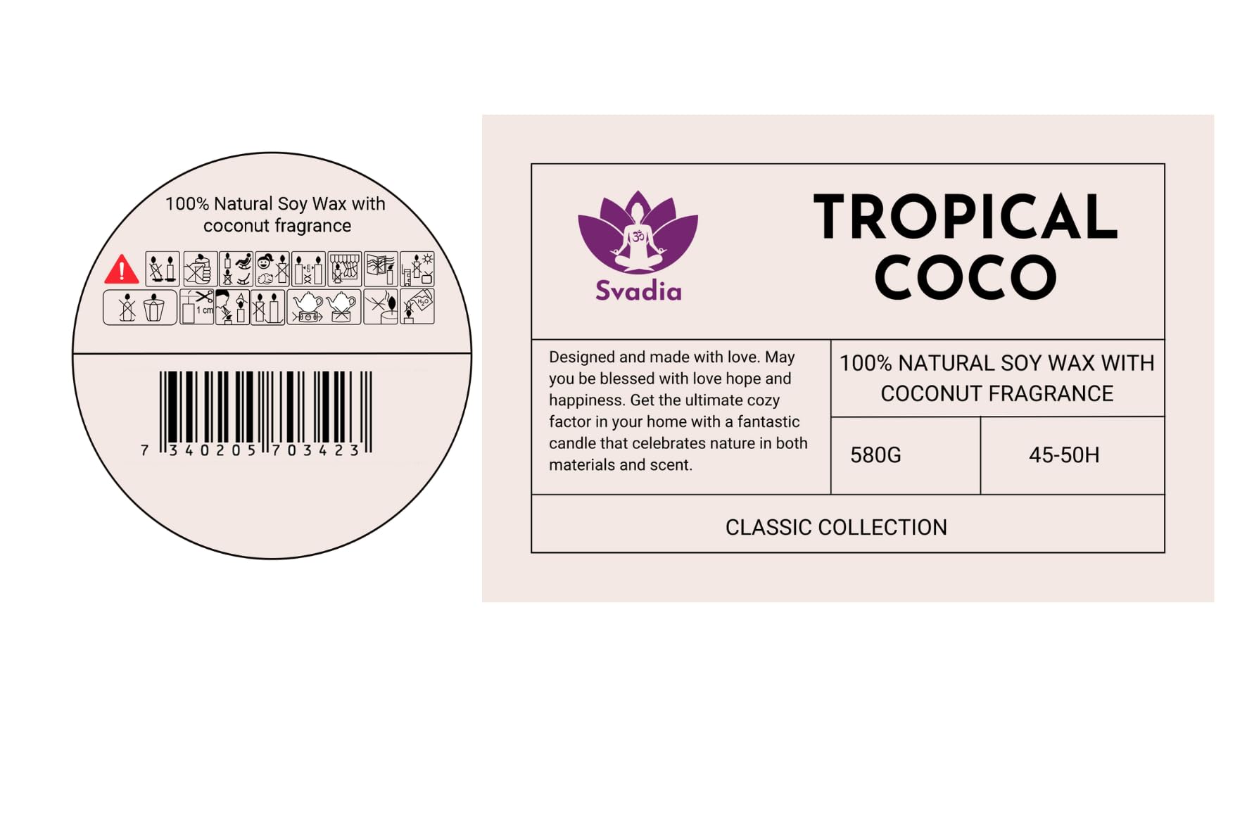 Candele Profumate al Cocco | Cera di Soia Naturale in Guscio di Cocco con Oli Essenziali | Ecosostenibile e Artigianale | Decorazione per la Casa e Design d'Interni