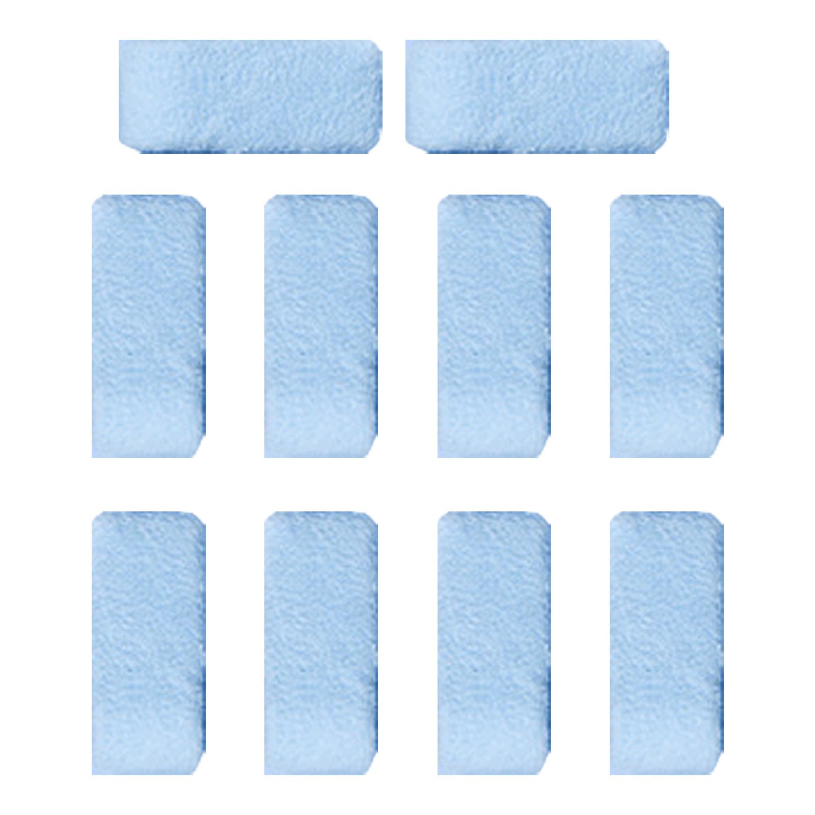 Kalttoy Blue 10 Pieces Bedding Grippers Abs And Fleece Lining Quilt Covers Holders Clips Comforter Fixers Duvet Fasteners Clips Duvet Grips