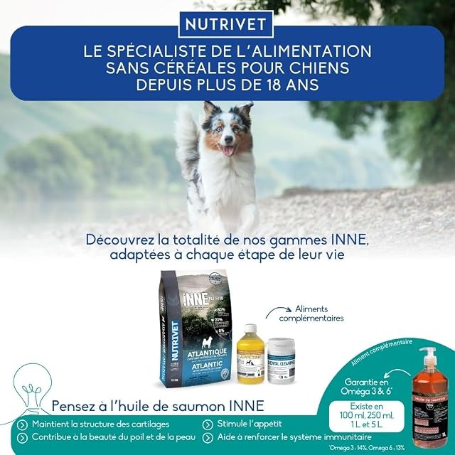 Foto 7 de 8 de NUTRIVET - INNE Chien - Croquetas sin Cereales - Perro Anciano - 80% Ingredientes de Origen Animal - 3 kg