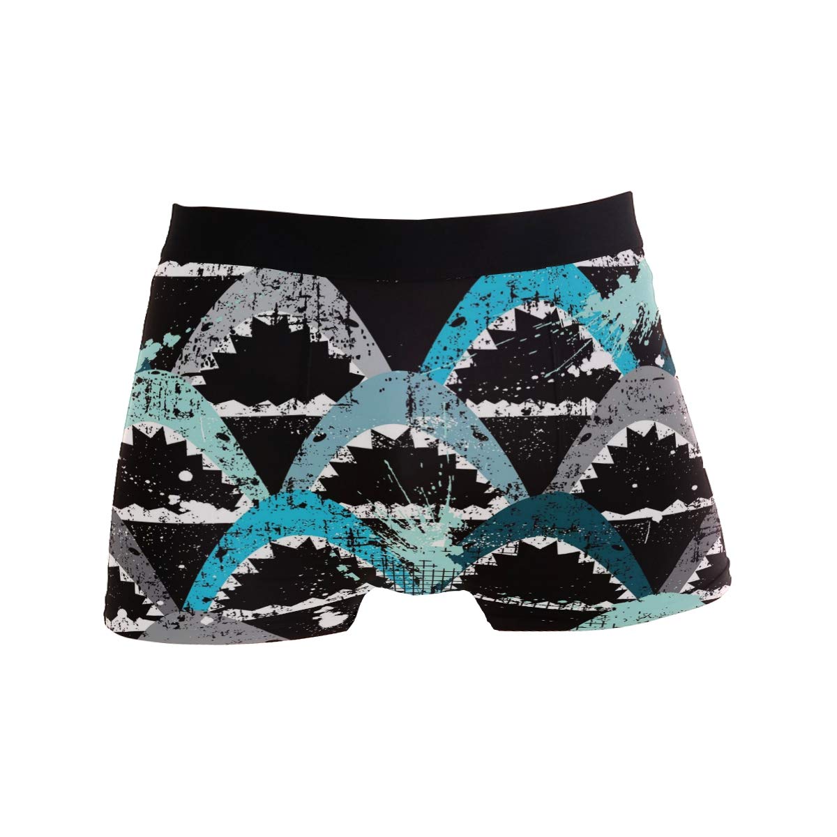 Oudrspo Men's As Pic Man's Boxer Briefs Retro Shark Boxer Shorts Gents Fitted Boxers Trunks Stretch Underwear For Gift Lover