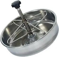 Generic Comedouro para porcos Alimentador para leitões Recipiente resistente de aço inoxidável Bebedouro para porcos Equipamento para criação de porcos Gado