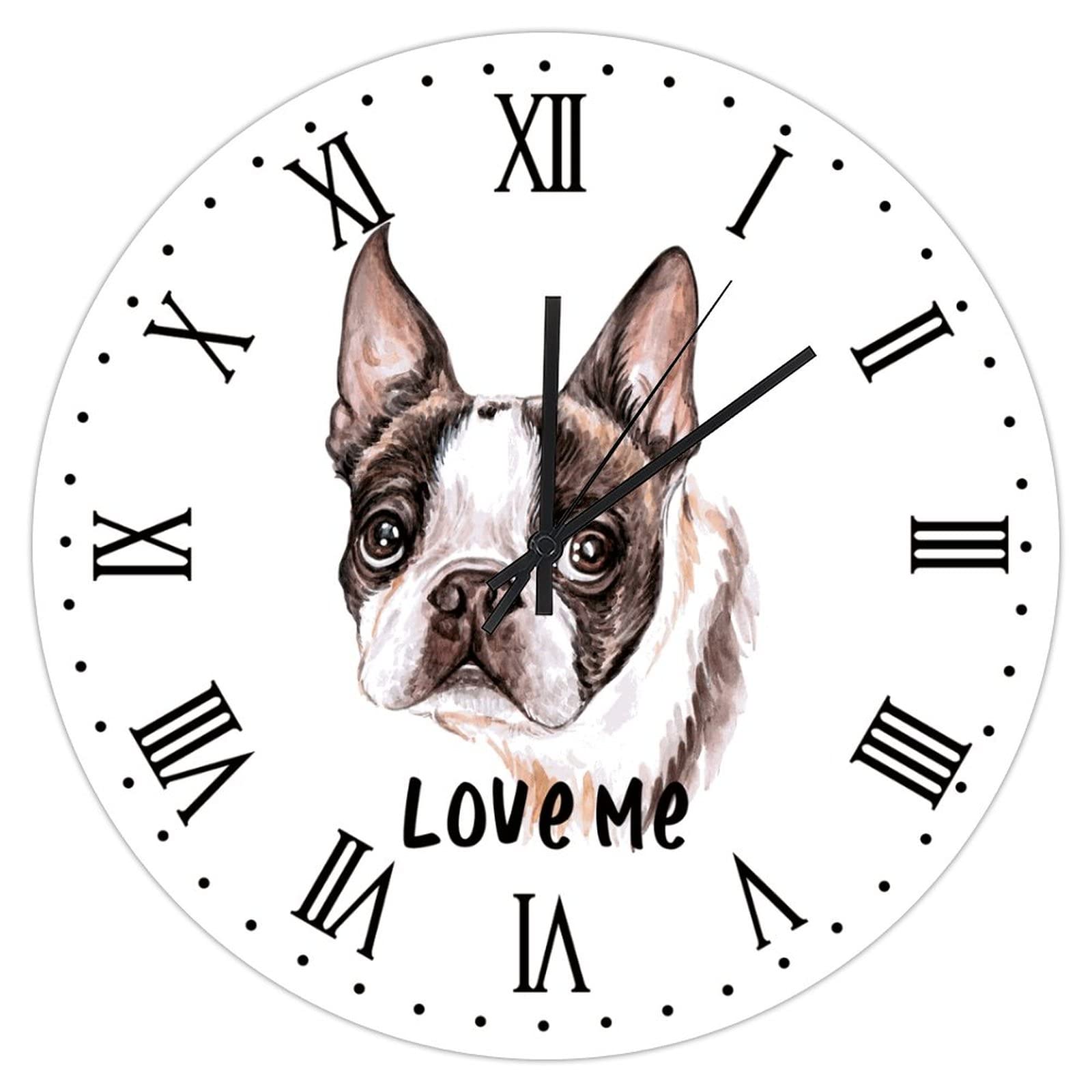 Horloge murale decorative bois pour maison de campagne et chambre