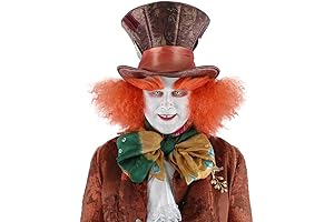 Disney Alice in Wonderland Mad Hatter Costume Eyebrows - Realistic Accessories for...