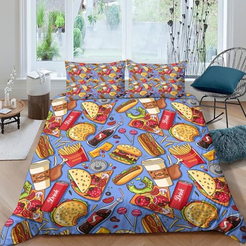 Housse de couette 3D hypoallergénique avec fermeture éclair microfibre