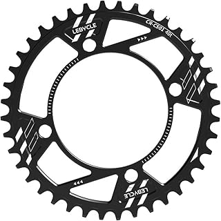 kowaku Coroa de bicicleta 104 bcd, coroa de liga de alumínio cnc, coroa de bicicleta de montanha com 4 furos, compatível com velocidade 7 8 9 10 11s