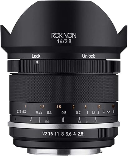 Rokinon Series II - Objetivo de gran angular para Sony E 0551in F28 resistente a la intemperie