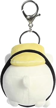 Aurora Tasty Peach Tamago Sushi Meowchi Clip-On Plush - White 3.5 Inches