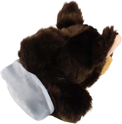 Miniatura 4 de Andux Lindo juguete de peluche suave de marioneta de mano (SO-20 Wolf-Brown)