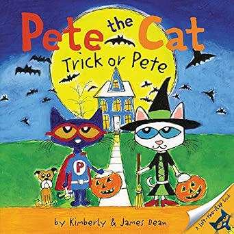 Pete the Cat: Trick or Pete: A Fun and Interactive Lift-the-Flap Halloween Adventure