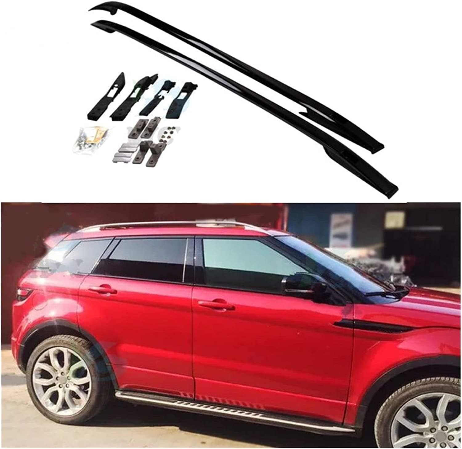 Barres de toit longitudinales Range Rover Evoque 2014-2018 porte bagages