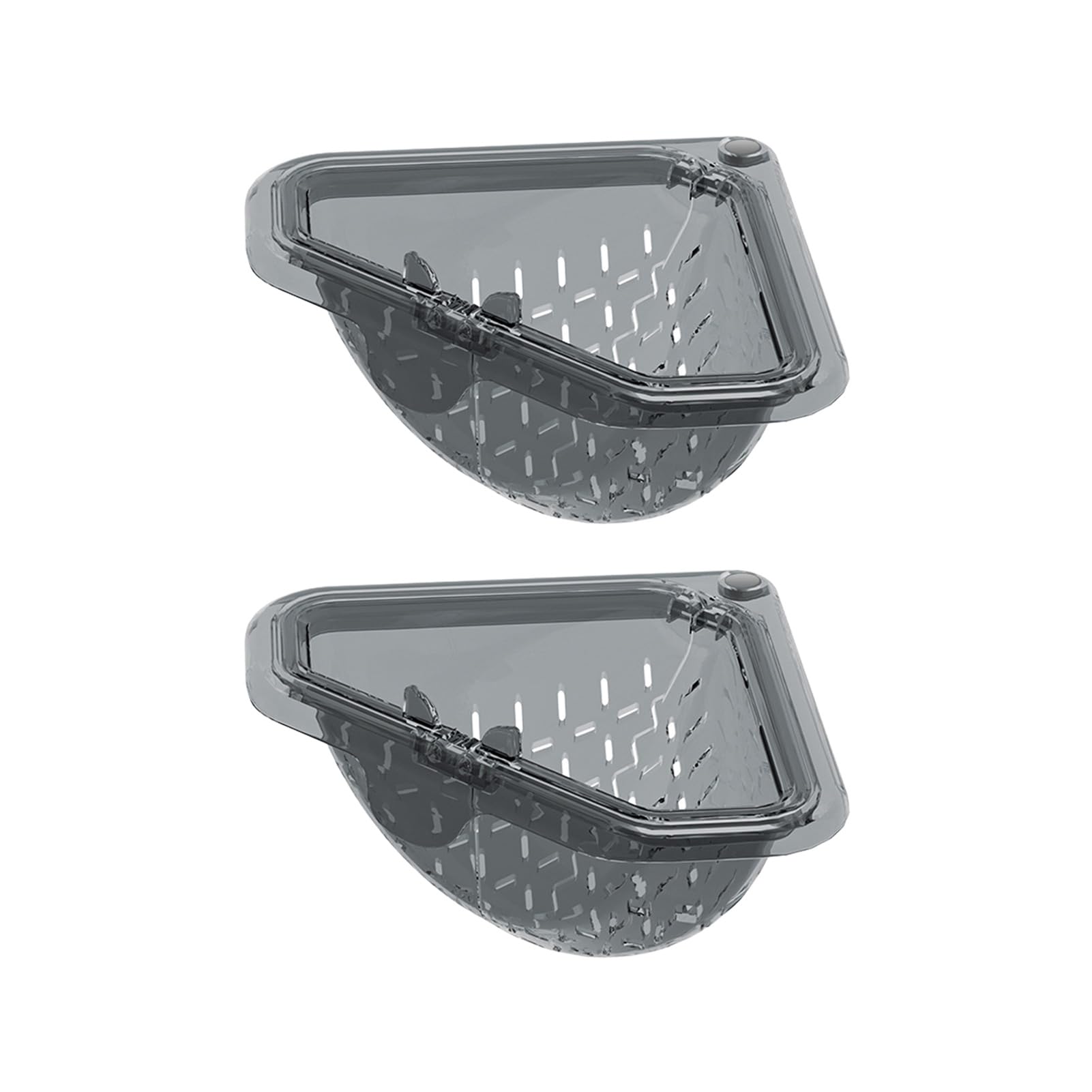 Magnetic Corner Sink Basket Triangular Kitchen Sink Strainer Easy Cleaning Drain for Food Scraps