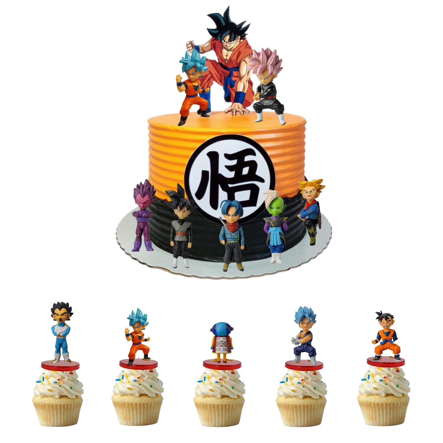 Amazon.co.jp: ドラゴン悟空 バースデーパーティー ケーキ アクション