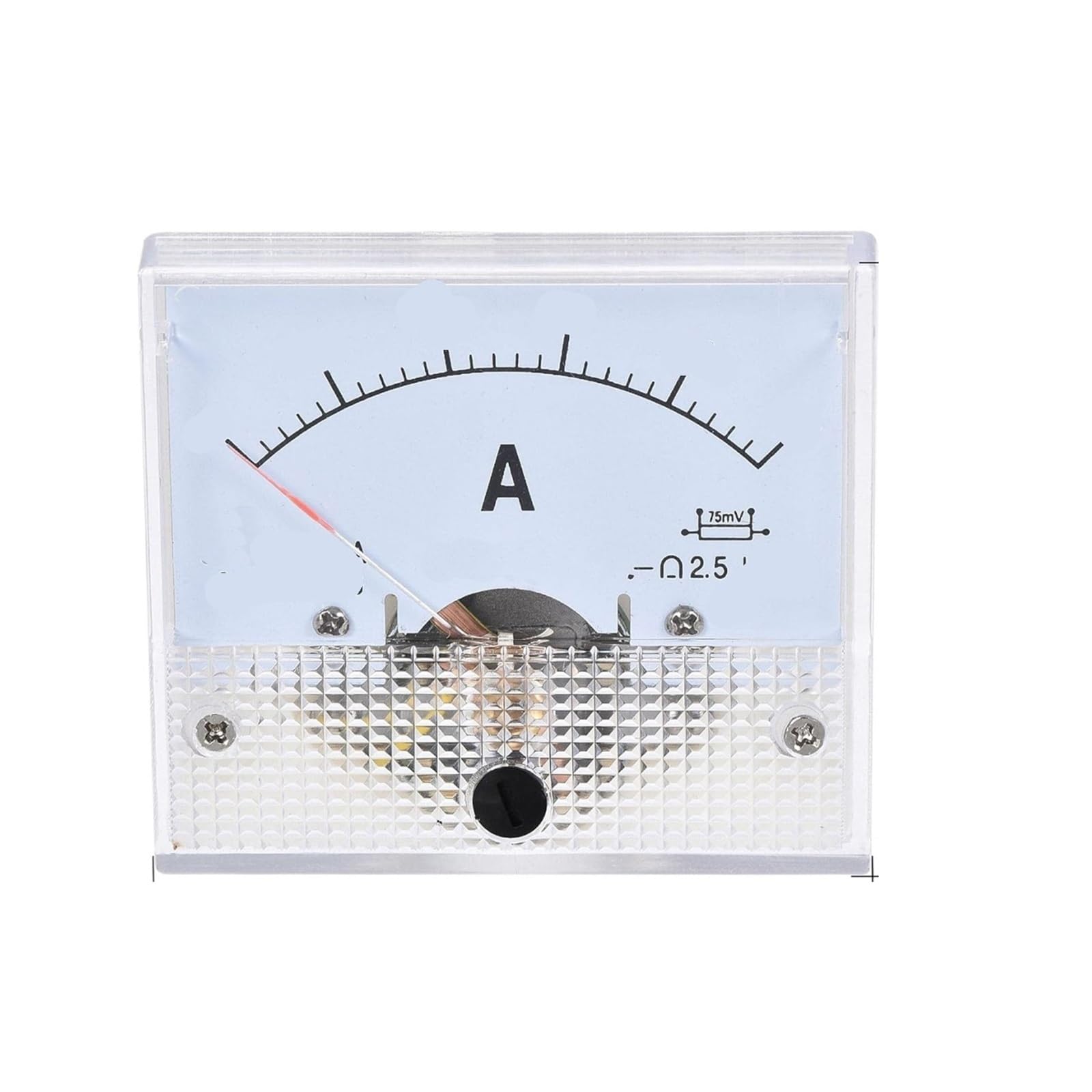 Ampèremètre analogique 10A 85C1-A de 64x56 mm pour la mesure précise de l'intensité