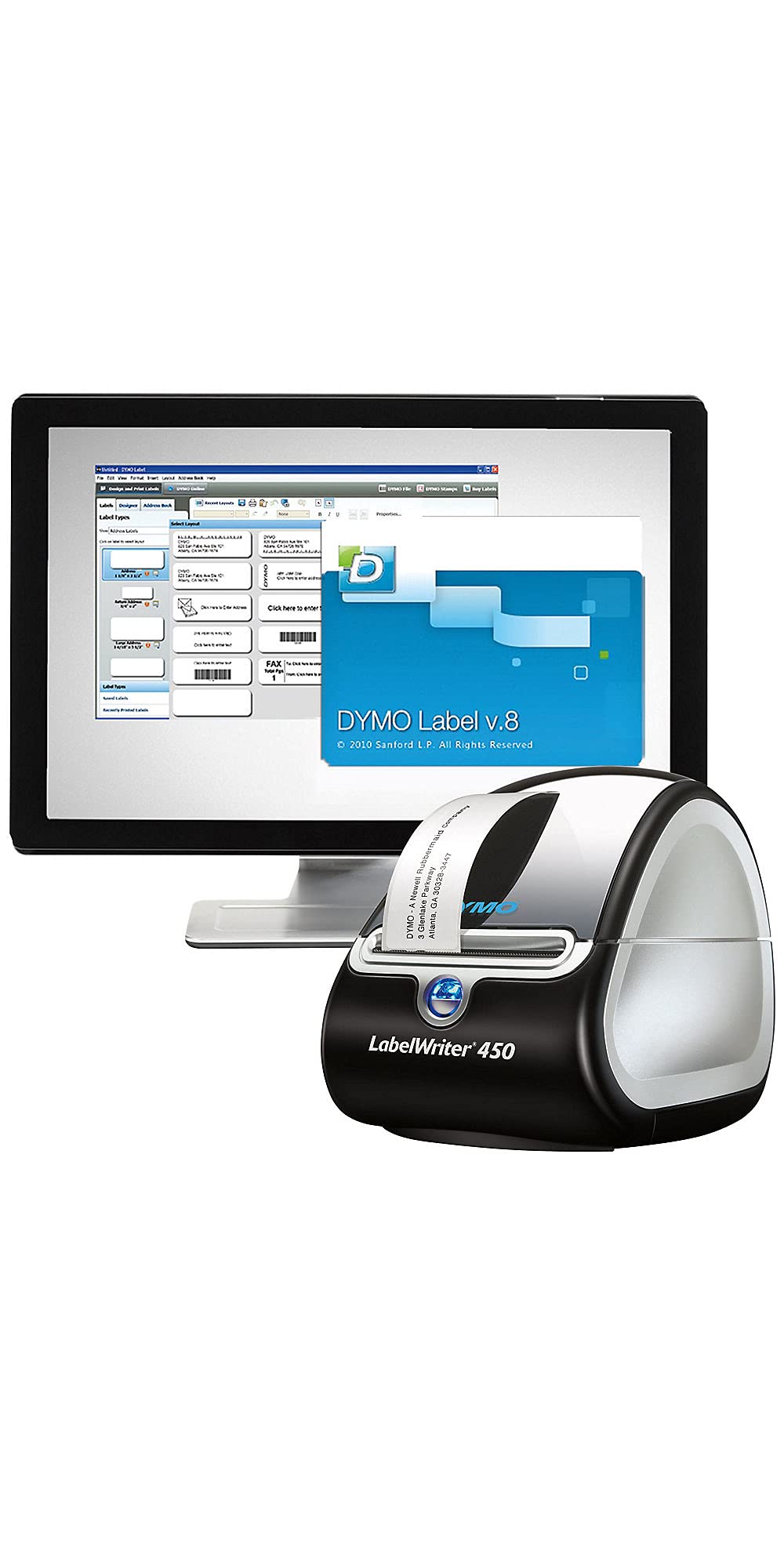 Dymo Etichettatrice LabelWriter 450 ad alte prestazioni | Stampante termica professionale per etichette | Stampa fino a 51 etichette al minuto