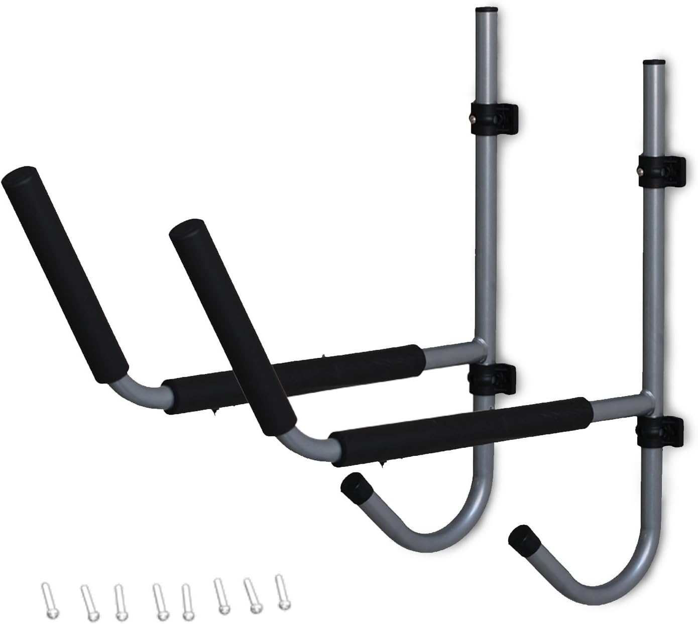 Legacy Watersports Heavy Duty Kayak SUP Paddleboard Wall Rack | Storage Wall Mount Folding Indoor Outdoor | Surfboard SUP Ladder Canoe