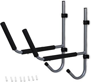 Legacy Watersports Heavy Duty Kayak SUP Paddleboard Wall Rack | Storage Wall Mount Folding Indoor Outdoor | Surfboard SUP Ladder Canoe