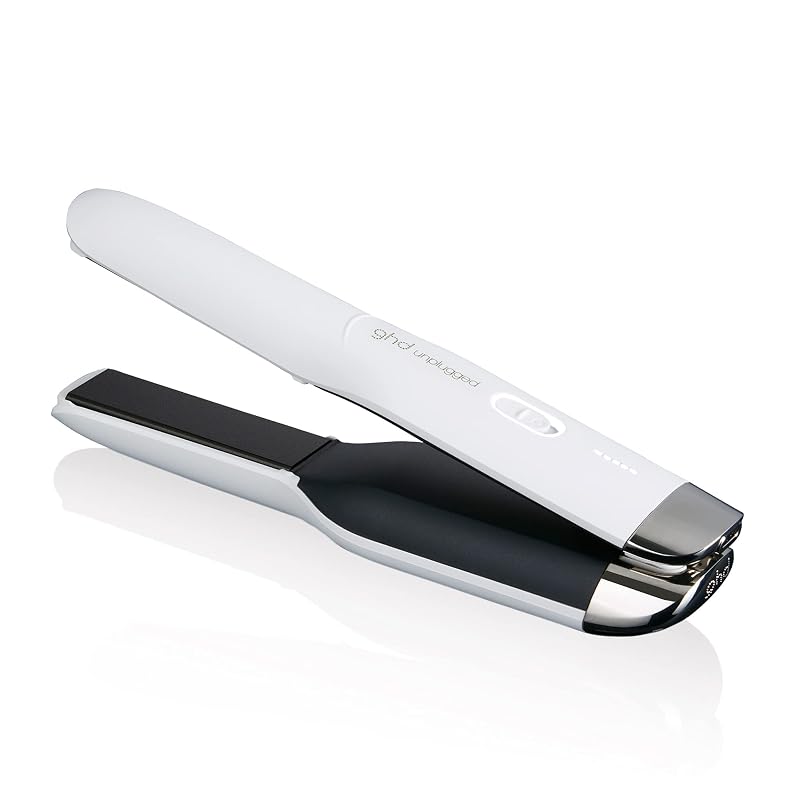 ghd Unplugged Styler bianca — la piastra senza filo dove le altre restano nel cassetto